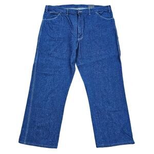 Industrial Carpenter Jeans Dickies Men's Size 44x31 Dark Wash Cotton Denim NWT